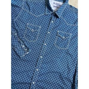 wrangler 20x competition advanced comfort shirt XXL Western Pearl Snap Rodeo